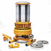 SOUTHWIRE Temporary Job Site Light: LED, 15,000 lm Max Brightness, 15.75 in Max Ht, 120V AC, IP65 (MPN 111508). Key specifications — Operating Voltage: 120V AC; Brand: SOUTHWIRE; Frame Color: Black/Yellow; Manufacturer Part Number: 111508.
