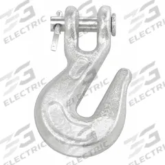CAMPBELL Grab Hook: 2,600 lb Working Load Limit, 43 Hook Grade, Steel, 1/4 in Hook Opening Wd, Zinc (MPN T9501424). Key specifications — Brand: CAMPBELL.
