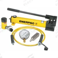 ENERPAC Standard Ram and Pump Set: 10 ton Cylinder Nominal Capacity, 2 1/8 in Cylinder Stroke (MPN SCR102H). Key specifications — attr96781: RC102; attr96779: 4Z485 (Mfr. No. RC102); attr96780: 6W462 (Mfr. No. P392); attr98877: ENERPAC.