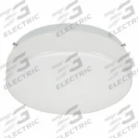 LED Flush Mount: 11 in Dia, White, 3 in Ht, 1,500 lm, 2700K/3000K/3500K/4000K/5000K, 17 W, 120V AC (MPN C2F11L5AJUDWH). Key specifications — Voltage: 120V AC; Brand: AFX INC.; For Bulb Type: Integrated LED; Includes Bulb: Yes; Color Temperature: 3500K; Housing Finish/Color (Broad): White.