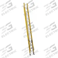 LOUISVILLE LADDER Extension Ladder: 28 ft Ladder Size, Fiberglass, 375 lb Load Capacity, 67 lb Wt (MPN FE4228HD). Key specifications — Color: Yellow; Brand: LOUISVILLE LADDER; Removable Fly: Fixed.