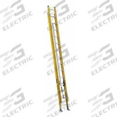 LOUISVILLE LADDER Extension Ladder: 28 ft Ladder Size, Fiberglass, 375 lb Load Capacity, 67 lb Wt (MPN FE4228HD). Key specifications — Color: Yellow; Brand: LOUISVILLE LADDER; Removable Fly: Fixed.