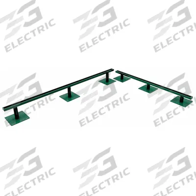 TRIACTIVE USA Balance Beam: 11 in Overall Ht, 96 in Overall Lg, 72 in Overall Wd, Green (MPN BABM) - Outdoor Fitness Stations