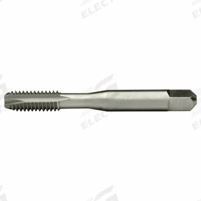 CLEVELAND Spiral Point Tap: #12-24 UNC, H3 / 2B, 2 Flute, Bottoming Chamfer - General Purpose Spiral-Point Taps