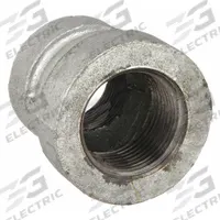 APPROVED VENDOR Metal Pipe Straight: Straight, 1 1/2 in x 1 1/4 in, Malleable Iron (MPN 1XKW7)
