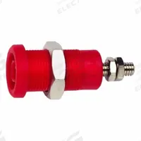 POMONA Panel Mount Banana Jack: CAT III 1000V, 1 3/8 in Lg, 36 A Max Current Measurement (MPN 72930-6). Key specifications — Manufacturer Part Number: 72930-6; Brand: POMONA; Color: Blue.