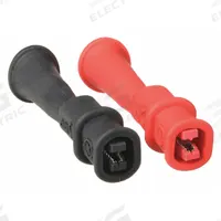 FLIR Test Clip: CAT III 1000V/CAT IV 1000V, Alligator Clip, 3 1/4 in Lg, Steel, Black/Red (MPN TA70). Key specifications — Color: Black/Red; Brand: FLIR.