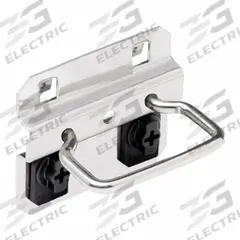 TRITON PRODUCTS Pegboard Hook: 2 1/2 in x 2 1/8 in x 2 1/4 in, 2 Hooks, 1 1/4 in Hook Dp, Surface (MPN 66201). Key specifications — Mounting Type: Surface; Includes: ABS Retainers; Finish: Brushed; Color: Silver; Accessory Type: Straight Closed Hook; Locking System: ABS Retainers; Material: Stainless Steel; For Tool Type: Wire Cutters.
