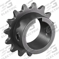 TSUBAKI Single Strand Sprocket: 35, For 3/8 in Chain Pitch, 1 in Bore Dia, 15 Teeth, Steel (MPN 35B15F-1). Key specifications — Brand: TSUBAKI.