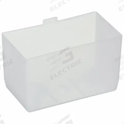 AKRO-MILS Bin Cups: 2 3/4 in x 5 in x 3 in, Not Electrostatic Discharge Conductive - Shelf Bin Cups