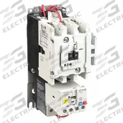 EATON NEMA Magnetic Motor Starter: Non-Reversing, 3 Poles, NEMA Size 1, 27 A, 480V AC Coil (MPN AN19DN0C5E020). Key specifications — Brand: EATON; Auxiliary Contact Form: 1NO; Coil Voltage: 440/480V AC; Phase: Three; Operator: None; Operator Controls: None; Auxiliary Contacts Included: 1NO; Signaling Features: Pilot Light.