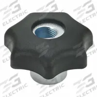JW WINCO Quick Release Hand Knobs: 7 Point, Plastic w/ Steel Thread, M12 Thread, 36 mm Thread Lg (MPN 6336.3-63-M12). Key specifications — Brand: JW WINCO.