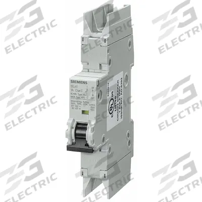 Siemens Miniature Circuit Breaker: 20 A Amps, 60V DC, 10kA at 277V AC, Screw Clamp - C-Curve, 1-Pole UL489 DIN Rail-Mount Miniature Circuit Breakers
