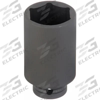 WESTWARD Impact Socket: 1/2 in Drive Size, SAE, 1 3/8 in Socket Size, 6-Point, Deep - 1/2" Drive Impact Sockets