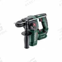 METABO Cordless Rotary Hammer: D-Handle, 18V DC, SDS-Plus, 5/8 in max, (1) Bare Tool, 0.96 ft-lb (MPN BH 18 LTX BL 16 bare MB). Key specifications — attr113828: 0.96 ft-lb; attr113858: 18V DC; attr113796: METABO; attr113851: 7/32 in to 7/16 in; attr113808: 5,250 bpm; attr113803: Yes; attr113838: Hammer and Rotate; attr113809: Yes.