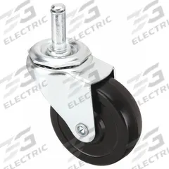 APPROVED VENDOR Stem Caster: Swivel, No Brake, 3 in Wheel Dia., 1 in Wheel Wd, Rubber, Rubber, Black (MPN 20TM14). Key specifications — attr1111099: APPROVED VENDOR; attr1111095: Black; attr1176855: Swivel.