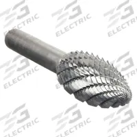 APPROVED VENDOR Carbide Bur: Flame, SH-41, Double Cut, 1/8" x 1/4" Head, 1/8" Shank (MPN 310-002150). Key specifications — Trade Number: SH-41; Brand: APPROVED VENDOR.