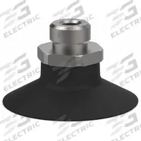 DE-STA-CO Vacuum Pad Assembly: G1/8 in, 50.04 mm Pad Dia, NBR, Black, 14.48 mm Pad Ht, 50A (MPN VC-F50N-18M). Key specifications — attr1019194: VC-F50N-18M; attr1019196: DE-STA-CO; attr1019197: 50A.