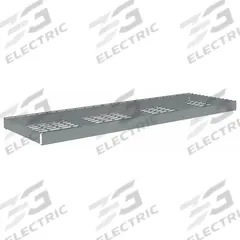 TENNSCO Shelf: 84 in x 24 in, 1,750 lb Load Capacity, Steel, 5 ga Decking, Gray, Shelf (MPN ZLCS-8424W). Key specifications — Decking Material: Steel; Includes: (4) Beams; Decking Finish: Zinc Plated; Shelf Configuration: Single Straight; Color: Gray; Frame Material: Steel; Brand: TENNSCO; Frame Finish: Zinc Plated.