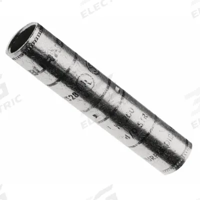 BURNDY Open Barrel Splice: 500 kcmil Wire Size, Brown Code, 4.91 in, Copper Barrel - Crimped Butt Splice Compression Connectors