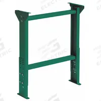 ASHLAND CONVEYOR Conveyor Support Stand: For 31 in Between Frame Wd, 17 1/8 in Min. Ht, Steel, Green (MPN 4BH30M21B31). Key specifications — Stand Material: Steel; Color: Green; Brand: ASHLAND CONVEYOR.