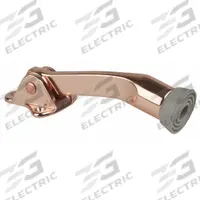 Lever Door Holder: Door - Mounted, 1 7/8 in Wd, 1 5/8 in Overall Ht, Bronze (MPN 458.3). Key specifications — Brand: ROCKWOOD; Color: Gold.