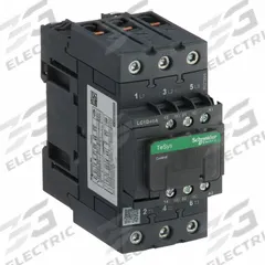 SCHNEIDER IEC Magnetic Contactor: Non-Reversing, 3 Poles, 3NO Contacts, 40 A, 200V AC Coil (MPN LC1D40AL7). Key specifications — Brand: SCHNEIDER; Integrated Surge Suppression: No.