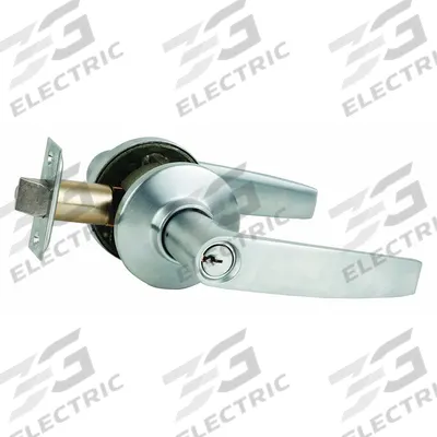 SCHLAGE Door Lockset: Office Lever Locksets, Chrome