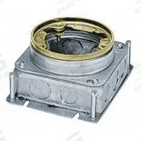 HUBBELL WIRING DEVICE-KELLEMS Floor Box: Round, (4) 3/4 in/(6) 1/2 in For Conduit Sizes (MPN FB2529). Key specifications — For Conduit Sizes: (6) 1/2 in; Brand: HUBBELL WIRING DEVICE-KELLEMS; Includes Cover: Cover Included.