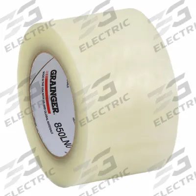 GRAINGER Packaging Tape: 2.5 mil Tape Thick, 3 in x 110 yd, MD - Medium-Duty Hot Melt Tape
