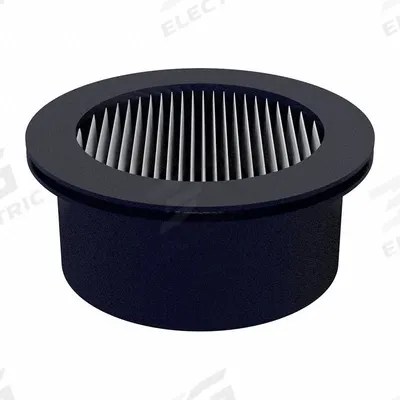SOLBERG Pleated Filter: Polyester, 1 in Overall Ht, 2 5/16 in Outside Dia - Air Filter Replacement Elements