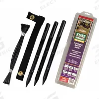 APPROVED VENDOR Tree Stake Kit: 15 in, Plastic, Black (MPN RS15). Key specifications — Brand: APPROVED VENDOR; Color: Black; Includes: 15 in Plastic Stakes; Material: Plastic; Product Type: Tree Stake Kit; Size: 15 in.