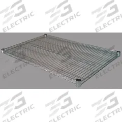 APPROVED VENDOR Wire Shelf: 36 in x 24 in, 1 Shelves, Split Sleeve, 225 lb Load Capacity, Dry, Steel (MPN 1ECH2). Key specifications — Recommended Environment: Dry; Material: Steel; Brand: APPROVED VENDOR; Color: Silver; Finish: Zinc Plated.