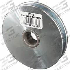 APPROVED VENDOR Sheave: Lifting/Pulling, 1,550 lb Working Load Limit, 5/16 in Compatible Rope Dia (MPN 4JX63). Key specifications — attr994582: APPROVED VENDOR; attr994592: Lifting.