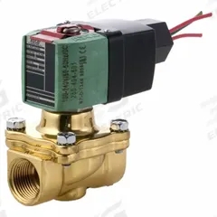 REDHAT Solenoid Valve: 2-Way, Normally Closed, 3/8 in Pipe Size, 100 to 240V AC/DC, Watertight (MPN 8210P093LF 100-240). Key specifications — Pipe Size: 3/8 in; Voltage: 100 to 240V AC/DC; Brand: REDHAT; Coil Enclosure: Watertight.