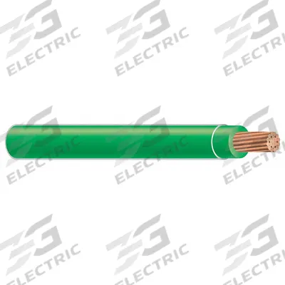 SOUTHWIRE Building Wire: Copper, 14 AWG, 1 Conductors, Stranded, Green, 500 ft Lg - Copper XHHW/XHHW-2 Building Wires