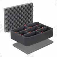 PELICAN Protective Equipment: 33 1/4 in x 12 1/4 in, 1/2 in Foam Thick, Steel (U-Pin), 2 Inserts (MPN 1450TPKIT). Key specifications — attr1188295: 1450; attr1188298: PELICAN; attr1189912: 20FZ36.