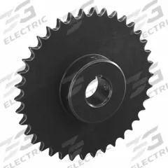 TRITAN Roller Chain Sprocket: 50, For 5/8 in Chain Pitch, 1 3/8 in Bore Dia, 38 Teeth, Steel (MPN 50BS38 X 1 3/8). Key specifications — Brand: TRITAN.