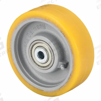 APPROVED VENDOR Caster Wheel: 5 7/8 in Wheel Dia., 2 in Wheel Wd, Polyurethane - Polyurethane Tread on Iron Core Wheels