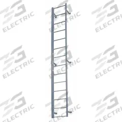 COTTERMAN Fixed Ladder: 12 ft Overall Ht, 22 in Overall Wd, Steel, 300 lb Load Capacity, 13 Rungs (MPN F13S C1). Key specifications — Brand: COTTERMAN; Assembly: Assembled; Number of Sections: 1.