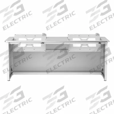 VERSADESK Computer Desk: Metal, White, 0 Drawers, 72 in Overall Wd, 29 in Overall Ht - Downview Computer Desk