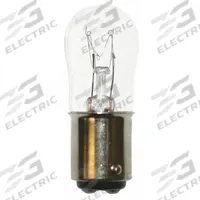 APPROVED VENDOR Incandescent Bulb: Incandescent, Double Contact Bayonet (BA15d), (S) Sign, S6, White (MPN 10S6DC/230V). Key specifications — Light Color: White; Trade Number: 10S6DC/230V; Voltage: 230V AC; Brand: APPROVED VENDOR; Bulb Shape: S6.