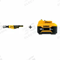 DEWALT Ratchet Kit: 60 ft-lb Fastening Torque, 60 ft-lb Torque - Max, 250 RPM No Load Speed, Li-Ion (MPN DCF503B/DCB126). Key specifications — attr1170874: Ball Detent; attr1170872: Brushless.