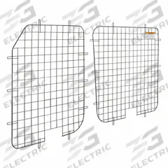 WEATHER GUARD Van Window Screen: Van Window Screen, Steel, 27 in Overall Wd, 20 1/2 in Overall Ht (MPN 88060). Key specifications — Color: Black; Includes: Mounting Hardware; Product Type: Van Window Screen; Material: Steel; Mounting Location: Rear Door; Brand: WEATHER GUARD.