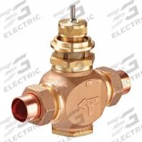 Hydronic Globe Valve: 2-Way, 11.6 CV Flow, 1 in Female Union Sweat, Bronze Body, NC, Straight-Thru (MPN VG7481NT). Key specifications — Manufacturer Part Number: VG7481NT; Brand: JOHNSON CONTROLS; Seat Material: Brass; Specific Valve Action: Stem Up to Close.