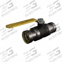 APOLLO Ball Valve: 3/4 in, Steel, Straight, Press x Press, 125 psi Max. Pressure (CWP), Three-Piece (MPN 89FVH4401). Key specifications — Brand: APOLLO; Handle: Lever.
