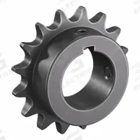 TSUBAKI Single Strand Sprocket: 40, For 1/2 in Chain Pitch, 1 1/4 in Bore Dia, 16 Teeth, Steel (MPN 40B16F-1 1/4). Key specifications — Brand: TSUBAKI.