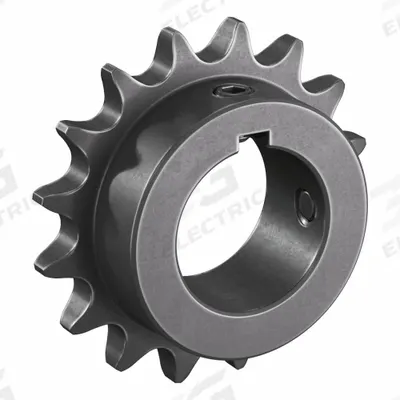 TSUBAKI Single Strand Sprocket: 40, For 1/2 in Chain Pitch, 1 1/4 in Bore Dia, 16 Teeth - Size 40 Fixed-Bore Roller Chain Sprockets