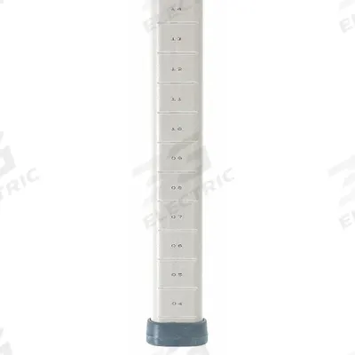 METRO Shelving Post: 53 3/16 in x 1 3/4 in, Taupe - Posts for Harsh Environment Antimicrobial Plastic Shelving