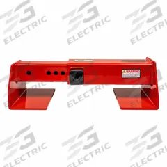 EQUIPMENT LOCK COMPANY Cargo Door Lock: 10 in Lg, 7 in Wd, 5 in Ht, 16 in Max Door Bar Dist (MPN HDCDLock). Key specifications — Hitch Pin Style: Pin and Lock; Finish: Powder Coated; Material: Hardened Steel; Brand: EQUIPMENT LOCK COMPANY.